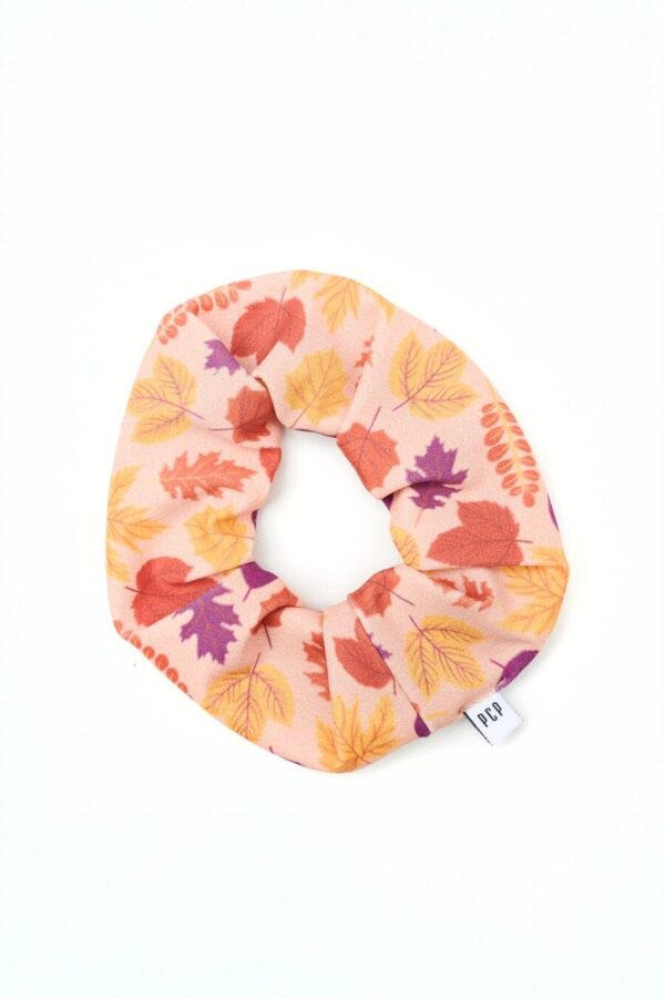 PCP Fall Salmon Scrunchie