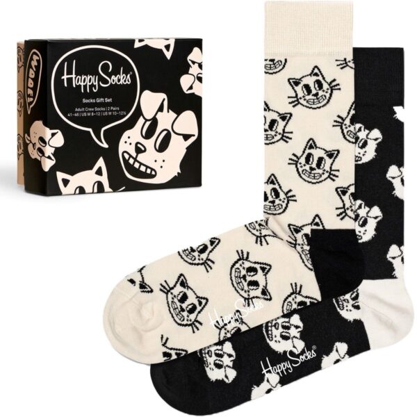 Happy Socks Pets 2-Pack Socks Gift Set (Size: 36-40)