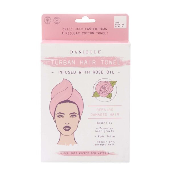 Danielle Creations Rose Oil Infused Hair Turban (24cm x 64cm)