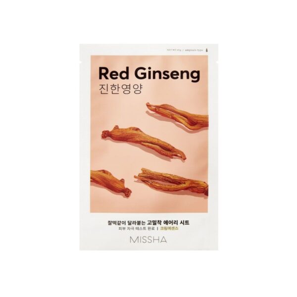 Missha Airy Fit Sheet Mask Red Ginseng (19g)