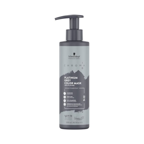 Schwarzkopf Professional ChromaID Platinum Grey 9-12 Color Mask (300ml)