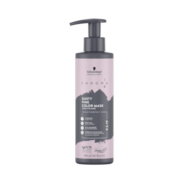 Schwarzkopf Professional ChromaID Dusty Pink 9.5-19 Color Mask (300ml)
