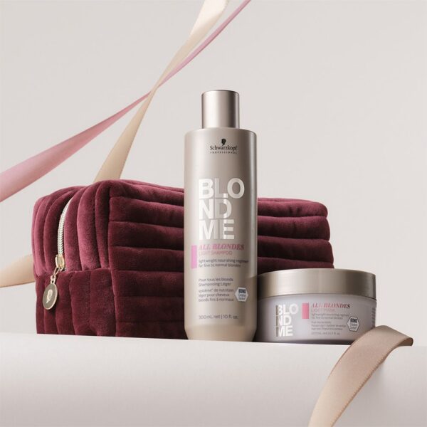 Schwarzkopf Professional - BlondMe All Blondes Light Gift XMAS 2024 Bag (Light Shampoo 300ml & Light Masque 200ml)