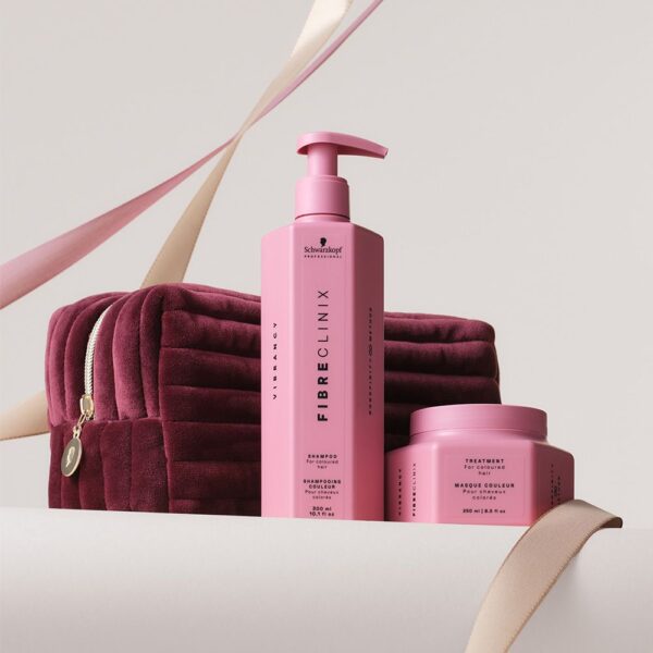 Schwarzkopf Professional Fibre Clinix Vibrancy Gift XMAS 2024 Bag (Shampoo 300ml & Treatment 250ml)