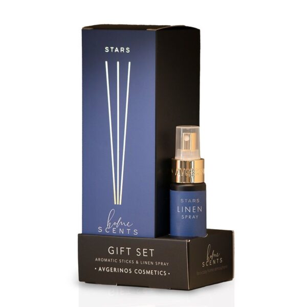 Avgerinos Cosmetics Stars Gift Set Aromatic Sticks & Linen Spray