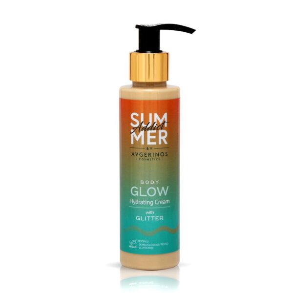 Avgerinos Cosmetics Summer Addict Body Lotion to Oil With Glitter (150ml)
