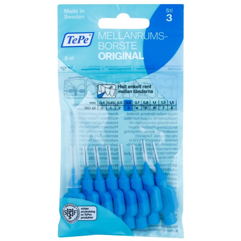 TePe Original μεσοδόντια βουρτσάκια 0,6 mm 8 τμχ