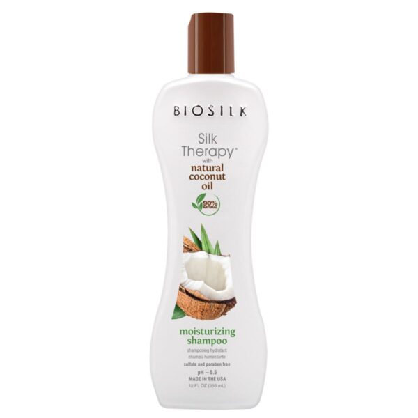 Biosilk - Silk Therapy With Natural Coconut Oil Moisturizing Shampoo (355ml)