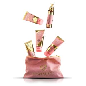 Avgerinos Cosmetics Gift Of 5 (Body Scrub 100ml, Creamy Bath 100ml, Shimmer Gel 100ml, Body Mist 100ml & Body Cream 100ml)