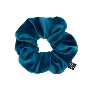Rain Lab Sapphire Velvet Scrunchie