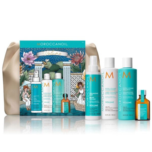 Moroccanoil Volume Holiday Set XMAS 2024 (Shampoo 250ml, Conditioner 250ml, Volumizing Mist 160ml &Treatment Light 25ml)