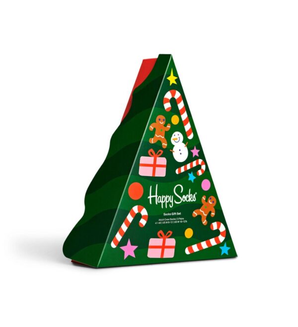 Happy Socks 3-Pack Decoration Time Gift Set (Size: 41-46)