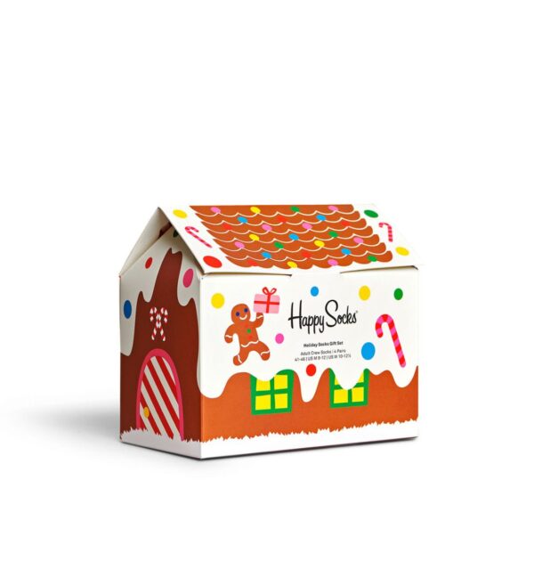 Happy Socks 4-Pack Holiday Time Gift Set (Size: 36-40)