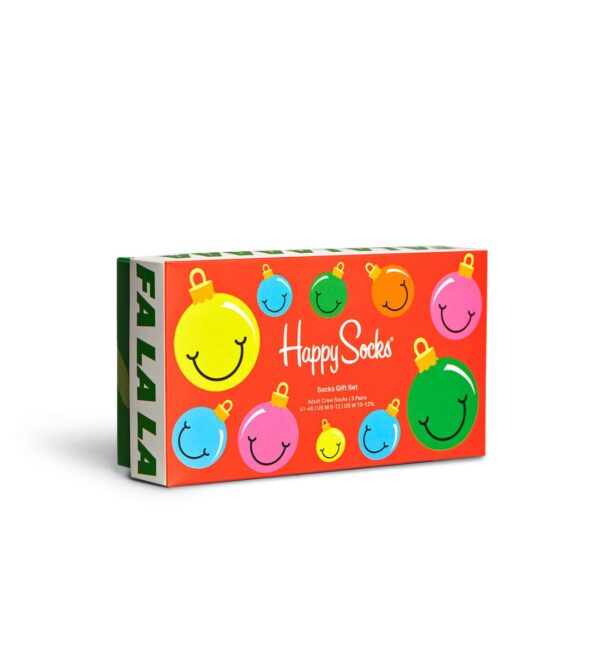 Happy Socks 3-Pack Time for Holiday Gift Set (Size: 36-40)