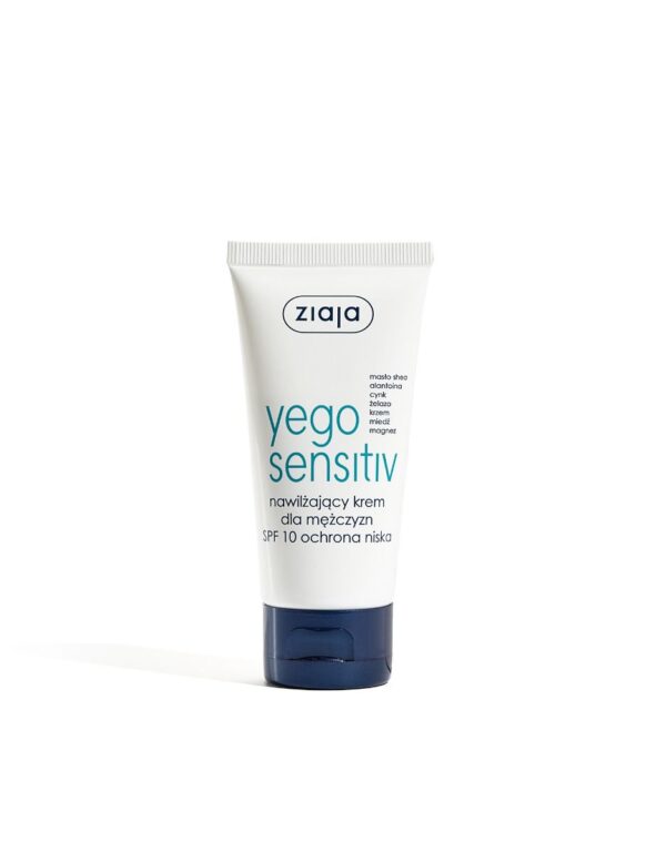 Ziaja Yego Sensitiv Moisturizing Cream Men SPF 10 Low Protection (50ml)